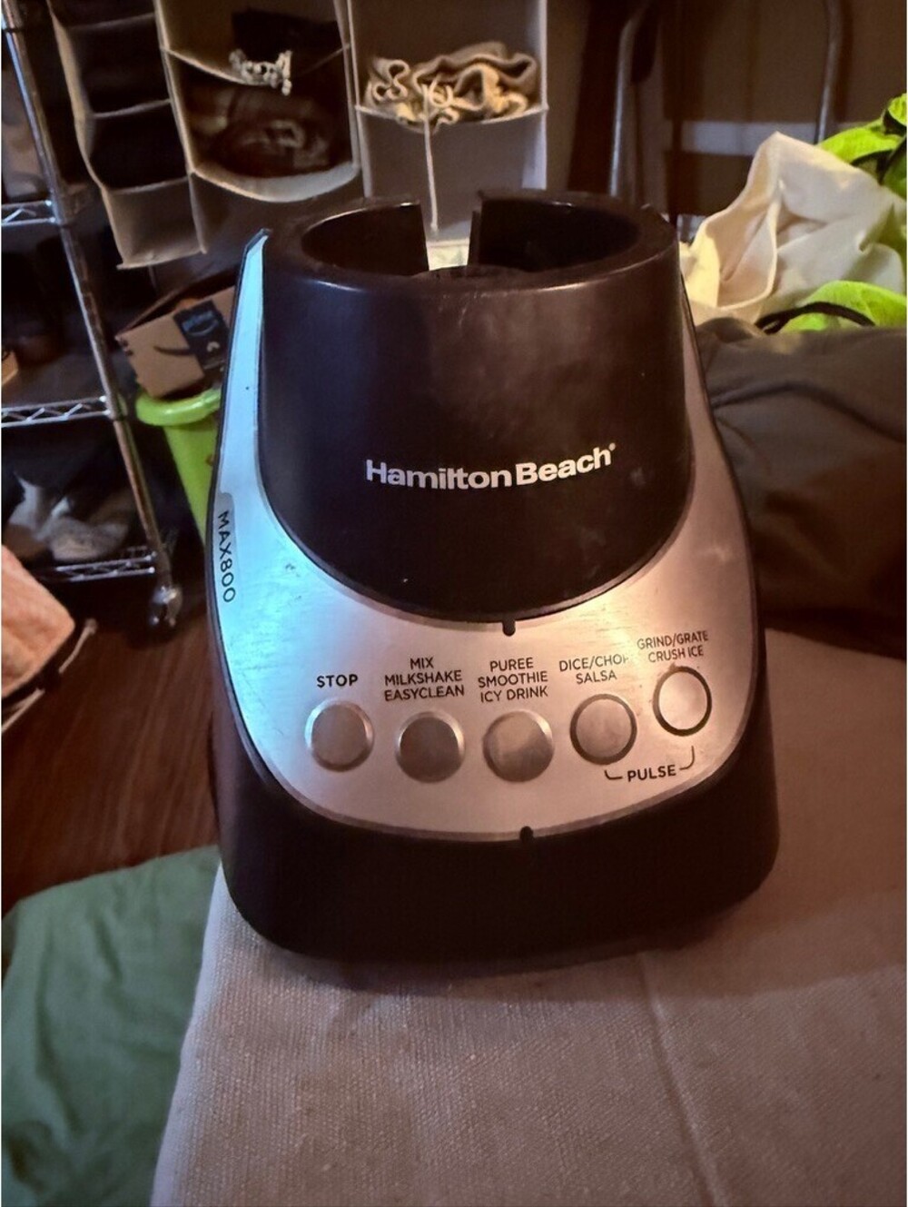 Hamilton Beach max 800 Blender Base black